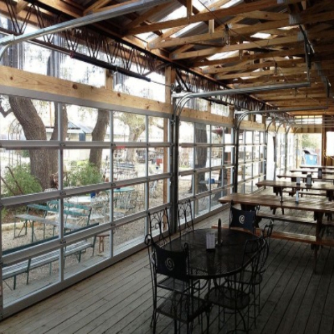 Transparent Sectional doo