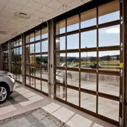 Transparent Sectional Door